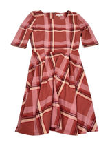 Copper Key‎ Plaid Fit-and-Flare Dress XS Photo 0