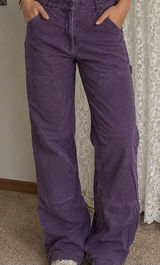 Urban Outfitters Purple Wide Leg Pants Photo 0