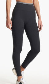 Vuori Helix Seamless Leggings Size XS The Rise The Shine Gray Black Photo 0