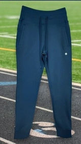 Gradual Womens XS High Waisted Joggers Teal Blue Athletic Sweatpants Run Gym NWT Photo 0
