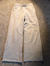 Dark Grey Hollister Wide-Leg Sweats Photo 0