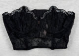 Victorias‎ Secret Dream Angels Black Lace Bustier Corset Top 34B 386727-FWP Photo 0