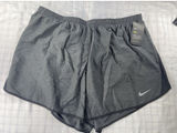 Nike Women’s Plus Size 1X Running Shorts - Gray Heather Dri-FIT Athletic - NW Photo 0