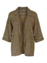 ZARA Women XL Multicolor Space Dye Button Front Knit Cardigan Sweater Photo 0