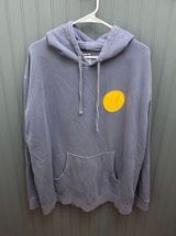 Old Row Hoodie Sweatshirt XL Blue‎ Yellow Graphic Pullover Athleisure Top Photo 0