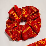 Handmade USC‎ Trojans Inspired Oversized Scrunchy Photo 0