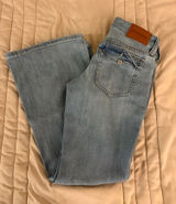 Lucky Brand Women’s Light Blue Denim Flare Jeans Photo 0