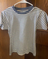 Brandy Melville Blue and White Striped Shirt Photo 0