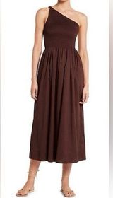 Faithfull the Brand One Shoulder Khalani Midi Dress Photo 0