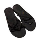 NWOT Teva Women Flip-Flops Black Multi-strap Crisscross Size 9 Lightweight Photo 0