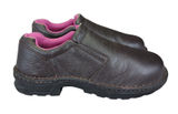 Wolverine Bailey Slip On Brown Leather Boots Shoes Womens‎ 8.5W Wide Work W10192 Photo 0