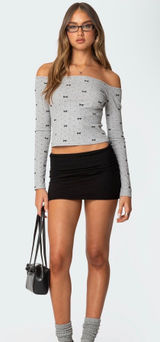 Edikted Mini Skirt Black Photo 0