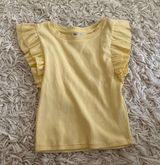 Yellow Ruffle Top Photo 0
