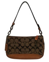 Vintage tan Coach demi mini canvas leather #6094 Photo 0
