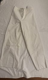 White ZARA Jeans Wide legged Size 6 Photo 0