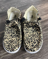 Corkys Kayak Leopard Print Loafers Canvas‎ Slip On Boat Shoes Animal Print Tan Photo 0