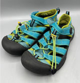 Keen Newport H2 Blue Lime Green Waterproof Sport Sandals Youth 5 Photo 0