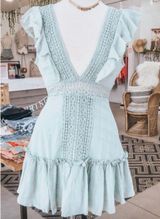 Crochet and Cabernet Dress Photo 0
