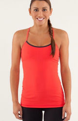 Lululemon Power Y Tank Coral Strappy Racerback Top Yoga Pilates Gym Loungewear Photo 0