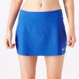 Nike Royal Blue Dri-Fit Skort with Lime Logo Size Small‎ EUC Photo 0