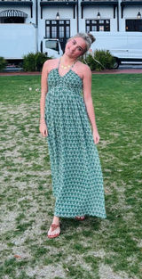 Green maxi dress Photo 0