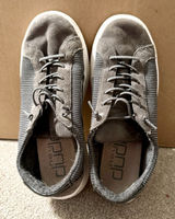 Hey Dude Women Size 9 Kenina Sparkling Grey‎ Laced Slip On Comfort Casual Summer Photo 0