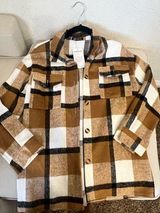 Oversized thick flannels shacket Photo 0