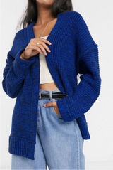 FREE PEOPLE High Hopes Blue Knit Cardigan Women’s Size‎ XS Photo 0
