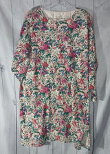 Victoria's Secret Gold Label Vintage 90's Floral Pull-Over Pajama Dress Photo 0