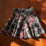 Abercrombie & Fitch Floral Scuba Skirt Photo 0