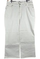 J.Crew Curvy Slim Wide Leg Jeans‎ White Denim High Rise BX828 Size 34 NEW Photo 0