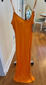 Orange Maxi Dress Photo 0