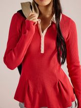 Free People Gracie Long Sleeve Top XL NWT Photo 0