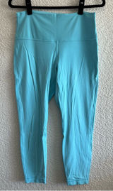 Lululemon Align High-Rise Pant Leggings Crop Blue Size 12 Photo 0