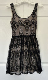 VTG Wet Seal‎ Mini Babydoll Womens Small Dark Fairy 90s Y2K Whimsigoth 2000s Tan Photo 0