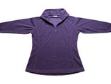 Columbia Fleece Pullover Womens Size M Purple Quarter Zip Long Sleeve Hiking Photo 0