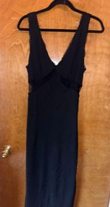 Wild Fable lace detail black Midi dress Photo 0