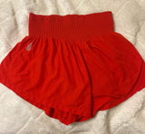 Red Free People Shorts Movement Photo 0