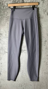 Alo Yoga Airlift High Waist Leggings Gray Sculpting Compression Activewear Med Photo 0