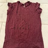 lululemon athletica Burgundy Breathe Tee Photo 0