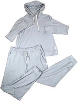Vuori Halo Performance Hoodie and Jogger Set Women XS Blue Gray Yoga Lounge Photo 0
