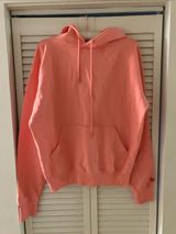 The Standard Label Pink Privacy Please Red Statement Hoodie Sweatshirt Size XS Photo 0