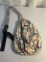 KAVU Rope Bag‎ Geometric Print Sling Crossbody Backpack Outdoor Hiking Photo 0