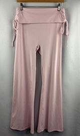 Women’s Halara Large Baby Pink Wide Leg Leggings Photo 0