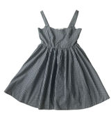 Altar’d State black and white gingham mini dress with delicate bow details Photo 0