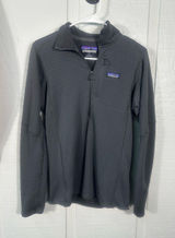 Patagonia Black Full Zip Windbreaker Size Small EUC Photo 0