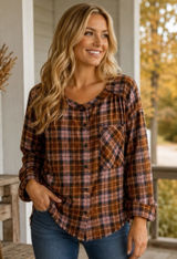 Free People Cozy Dream Flannel Buttondown Oversized Raw Hem Feminine Outdoors L Photo 0
