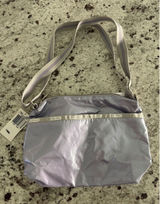 Nwt Lesportsac small cleo hyacinth shimmer crossbody bag Photo 0