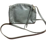 Vintage Hobo crossbody‎ leather purse in light teal/sage Photo 0