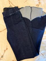 L&B Flare Jeans High-Rise Raw Hem Blue Women’s 10 Photo 0